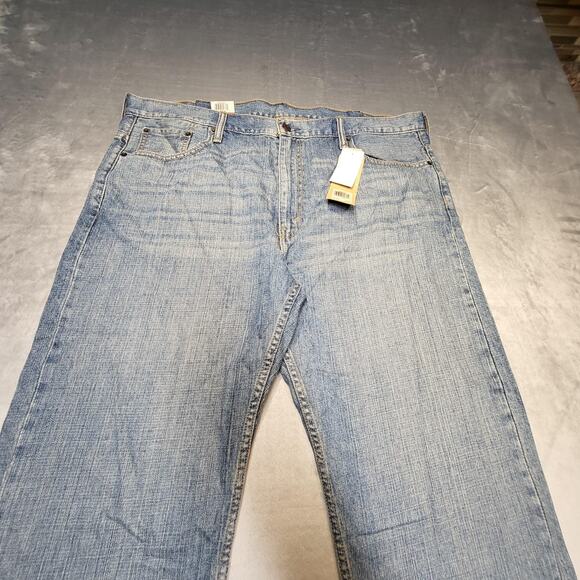 Levis 569 Jeans Mens 40x30 Blue Loose Straight Leg Denim Sits Below Waist - Picture 2 of 10